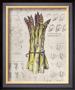 Vintage Linen Asparagus by Lauren Hamilton Limited Edition Print