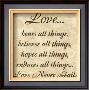 Words To Live By: Love Bears All by Debbie Dewitt Limited Edition Print