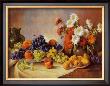 Still Life With Fruit by E. Kruger Limited Edition Pricing Art Print