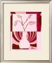 Minimalist Flowers In Pink I by Jennifer Goldberger Limited Edition Print