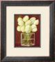 White Flowers In Vase by Jose Gomez Limited Edition Pricing Art Print