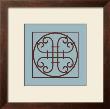 Chocolate And Blue Ironwork Iv by Chariklia Zarris Limited Edition Print