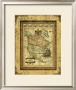 Crackled Map Of North America by Deborah Bookman Limited Edition Print