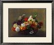 Flowers In A Basket by Henri Fantin-Latour Limited Edition Print