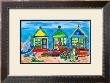 Seaside Row Houses by Deborah Cavenaugh Limited Edition Print