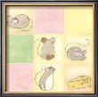 Tic-Tac Mice In Pink by Erica J. Vess Limited Edition Print