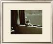 Kitty In The Window by Jim Holmes Limited Edition Pricing Art Print