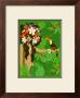 Girl In Tropical Paradise With Flowers by Noriko Sakura Limited Edition Print