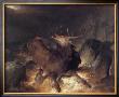 Deer And Deerhounds In A Mountain Torrent by Edwin Landseer Limited Edition Pricing Art Print