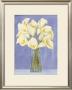 White Cala Lilies In Vase by Alejandro Mancini Limited Edition Print