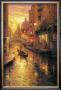 Gondola In Sunset, Venice by Haixia Liu Limited Edition Print