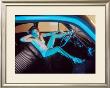 Pin-Up Girl: Blue Dream Street Rod by David Perry Limited Edition Print