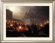 Evening Market Scene by P. Van Schendel Limited Edition Pricing Art Print