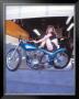 Pin-Up Girl: Blue Chopper by David Perry Limited Edition Print