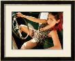 Pin-Up Girl: Front Seat Leopard by David Perry Limited Edition Pricing Art Print