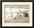 Figures On A Veranda By The Beach by Paul-Michel Dupuy Limited Edition Pricing Art Print