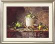 Pears And Tapestry by Del Gish Limited Edition Pricing Art Print