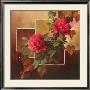 Red Carnation Collage by T. C. Chiu Limited Edition Pricing Art Print