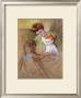 Sketch Of Mother And Daughter Looking At The Baby by Mary Cassatt Limited Edition Print