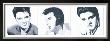 Elvis Triptych by Bob Celic Limited Edition Pricing Art Print