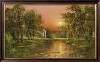 Sunset Upon Arbour by Helmut Glassl Limited Edition Print