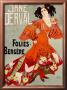 Jane Derval, Folies Bergere by Georges De Feure Limited Edition Print
