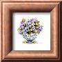 Blue And White With Lavender by Charlene Winter Olson Limited Edition Pricing Art Print