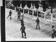 Guards Playing Volleyball During Break From Guarding Nazi War Criminal Eichmann, Djalameh Jail by Gjon Mili Limited Edition Print