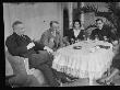 German Politician Gottfreid Treviranus, Author Sinclair Lewis And Others Sitting Around Table by Alfred Eisenstaedt Limited Edition Print