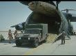 Us Army And Air Force Soldiers Loading Truck For Desert Shield Gulf Crisis Operation by Gil High Limited Edition Print