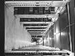 Man Pushing Cart Into Row In The Top Stack In New York Public Library by Alfred Eisenstaedt Limited Edition Print