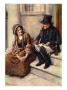Charles Dickens 'S 'The Chimes' : Portrait Of Trotty Veck With His Daughter Meg by Gustave Dore Limited Edition Pricing Art Print
