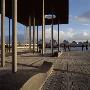 Thames Barrier Park, River Thames London, View Of The Thames Barriers by James Balston Limited Edition Print