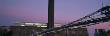 Millennium Bridge Over The River Thames, London, Looking Towards The Tate Modern Art Gallery, Dusk by Benedict Luxmoore Limited Edition Print