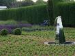 Downderry Nursery, Kent: Obelisk Water Feature, Lavender And Hedge by Clive Nichols Limited Edition Print