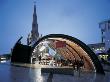 Spiral Cafe, Birmingham, Dusk, Marks Barfield Architects by Peter Durant Limited Edition Print