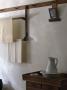 Hancock Shaker Village, Massachusetts, Usa, Washstand And Pegboard With Towels And Mirror by Richard Bryant Limited Edition Print