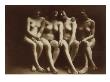 Groupe De Quatre Femmes Nues, Assises, Les Jambes Croisã©Es by Franã§Ois-Rupert Carabin Limited Edition Print