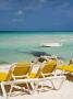 Lounging Chairs, Isla Mujeres, Quintana Roo, Mexico by Julie Eggers Limited Edition Print