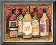 Wine Bottle On Red by Susan Winget Limited Edition Print