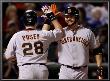 San Francisco Giants V Texas Rangers, Game 4: Buster Posey,Cody Ross by Christian Petersen Limited Edition Print