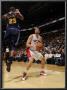 Denver Nuggets V Toronto Raptors: Andrea Bargnani And Shelden Williams by Ron Turenne Limited Edition Print