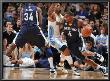 Memphis Grizzlies V Denver Nuggets: Sam Young And J.R. Smith by Garrett Ellwood Limited Edition Print