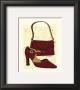 Red Shoe And Purse by Nancy Overton Limited Edition Print
