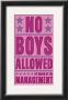 No Boys Allowed by John Golden Limited Edition Print