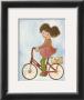 Girl On Red Bike by Alba Galan Limited Edition Print