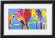 Parrots In Blue by Walasse Ting Limited Edition Print
