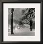Central Park On A Winter's Night, New York by John Deane Limited Edition Print