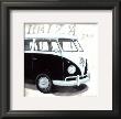 Black And White Volkswagon Bus by Lucciano Simone Limited Edition Print