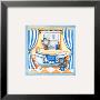 Blue Bathroom, Tub by Kathy Middlebrook Limited Edition Pricing Art Print